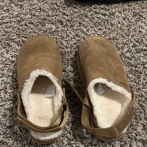 UGG Tan Kids Slippers